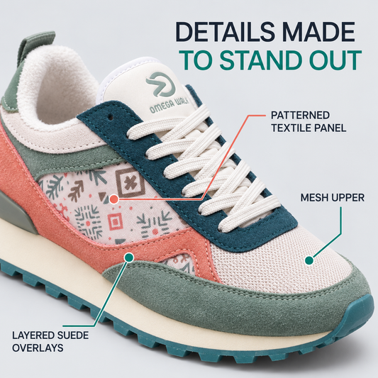 Men's and Women's Orthopedic Walking Shoes for Nurses – Arch Support, Slip-Resistant Design