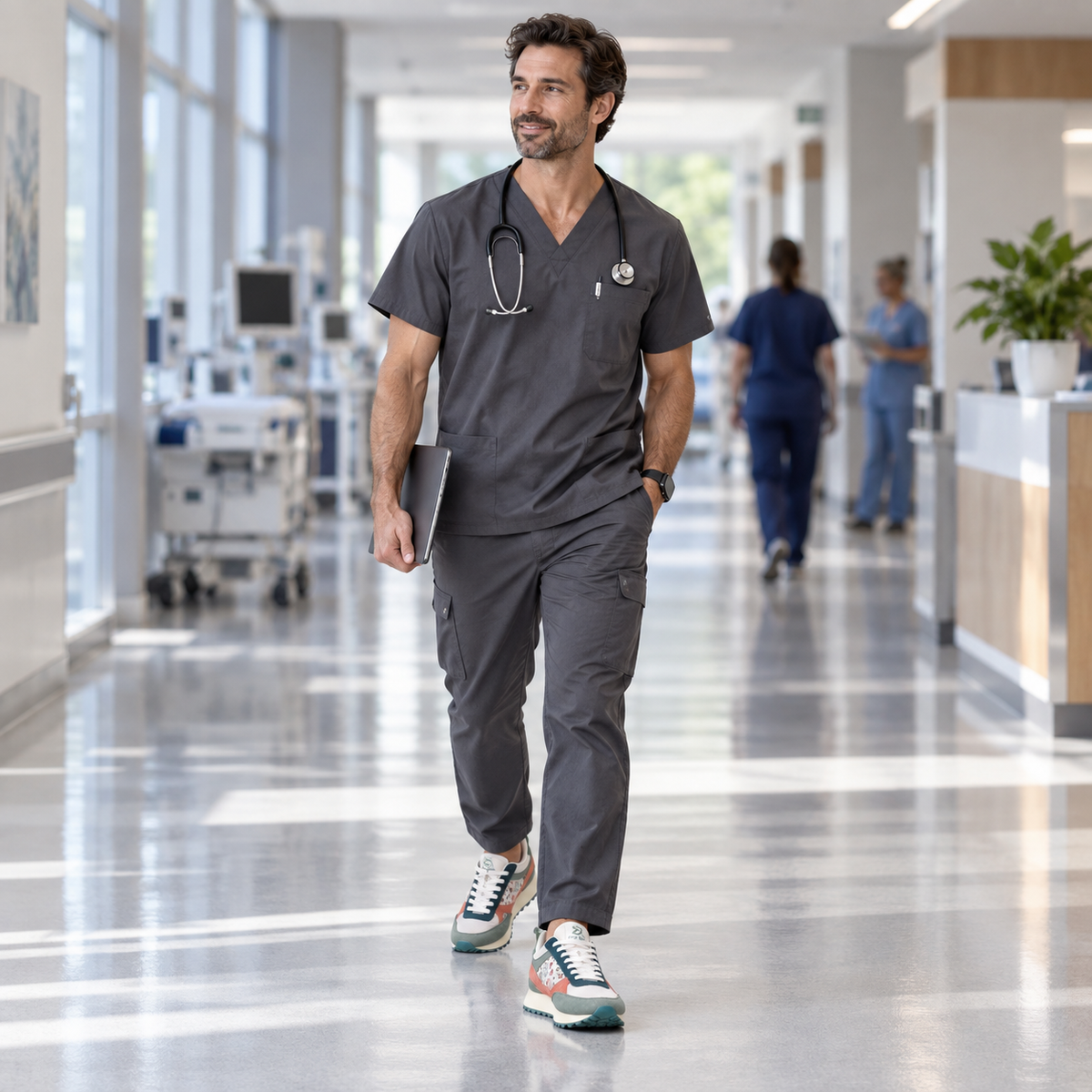 Men's and Women's Orthopedic Walking Shoes for Nurses – Arch Support, Slip-Resistant Design