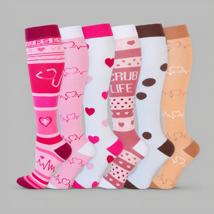 Workday Wide Calf Compression Socks for Nurses