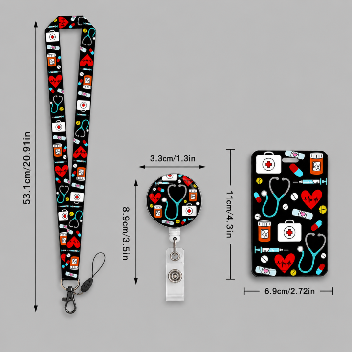 Retractable ID Badge Reels for Nurses