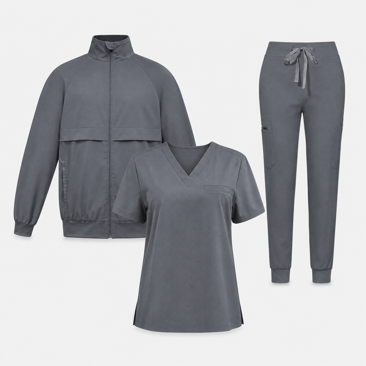 Unisex Medical Scrubs for Nurses – Three-Piece Suit with Comfort Fit