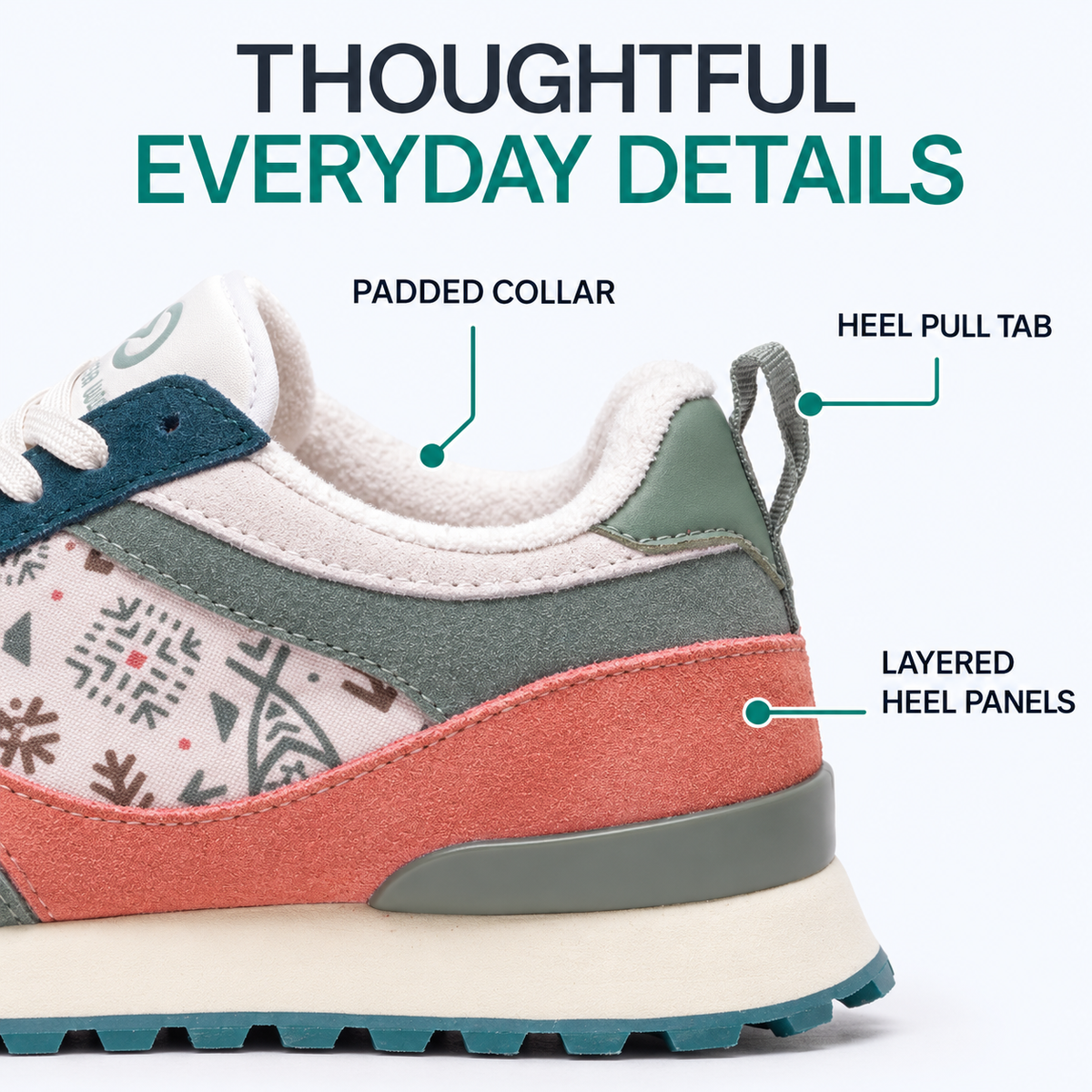 Men's and Women's Orthopedic Walking Shoes for Nurses – Arch Support, Slip-Resistant Design