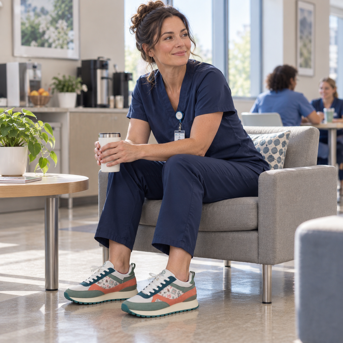 Men's and Women's Orthopedic Walking Shoes for Nurses – Arch Support, Slip-Resistant Design