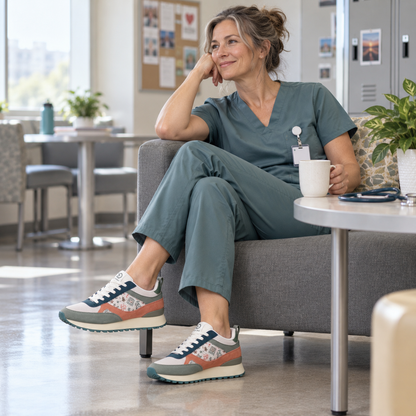 Men's and Women's Orthopedic Walking Shoes for Nurses – Arch Support, Slip-Resistant Design