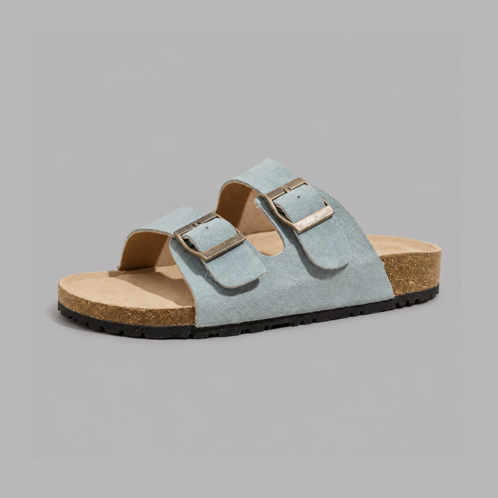Premium Suede Wide Comfort Sandals