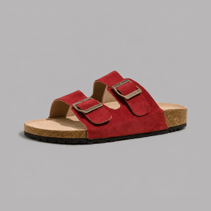 Premium Suede Wide Comfort Sandals