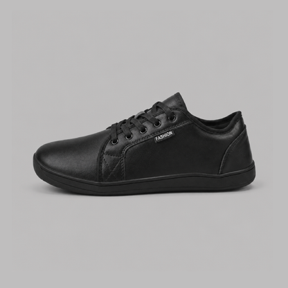 Leather Barefoot Trainers – Genuine Leather, Wide Toe Box, 0mm Zero Drop, Ultra-Thin Flexible Sole