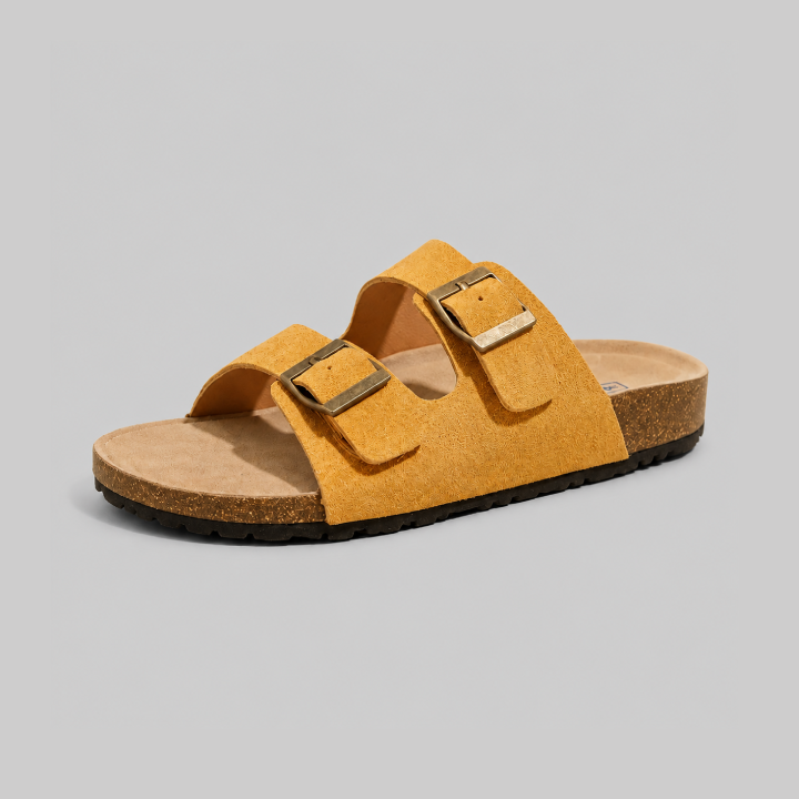 Premium Suede Wide Comfort Sandals
