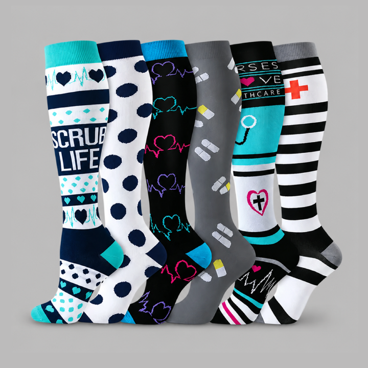 Scrub Life Compression Socks for Nurses